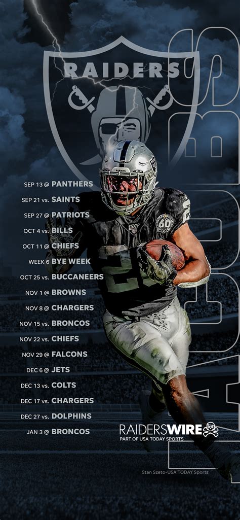 raiders schedule wallpaper 2020